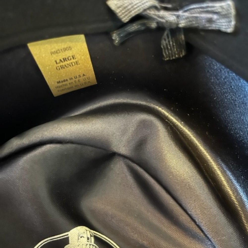 Scala Black Men's Felt Fedora - Picture 6 of 7
